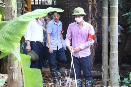 Cưỡng chế kiểm đếm bắt buộc đối với 5 hộ dân để xây dựng khu dân cư mới ở Thanh Hà