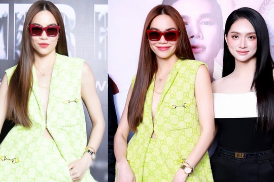 Hồ Ngọc Hà đọ sắc cùng Hoa hậu Hương Giang