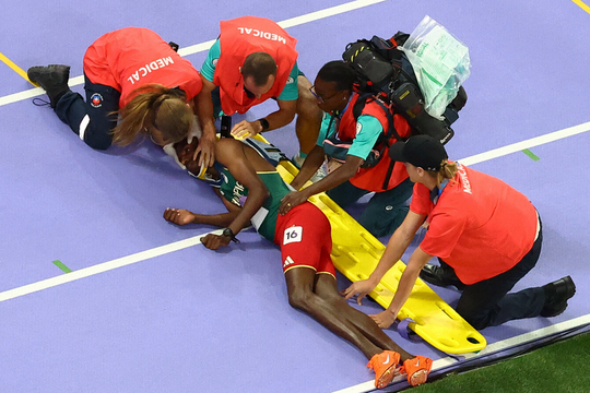 Vận động viên Ethiopia bất tỉnh sau cú ngã ở Olympic