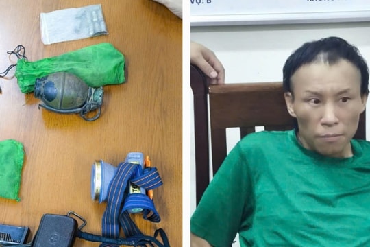 Công an huyện Mai Châu (Hòa Bình) bắt đối tượng truy nã luôn mang theo súng và lựu đạn