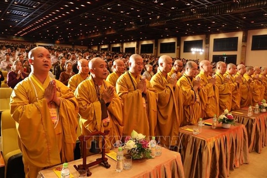 Hàng nghìn tăng, ni, phật tử và nhân dân tham gia Pháp hội Vu Lan năm 2024