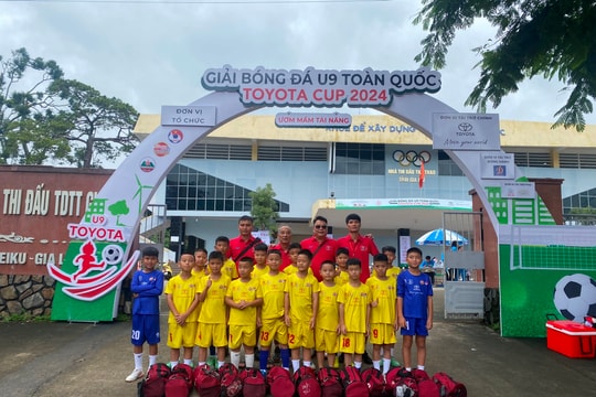 U9 Gia Bảo Hải Dương khởi đầu thuận lợi tại Giải bóng đá U9 toàn quốc