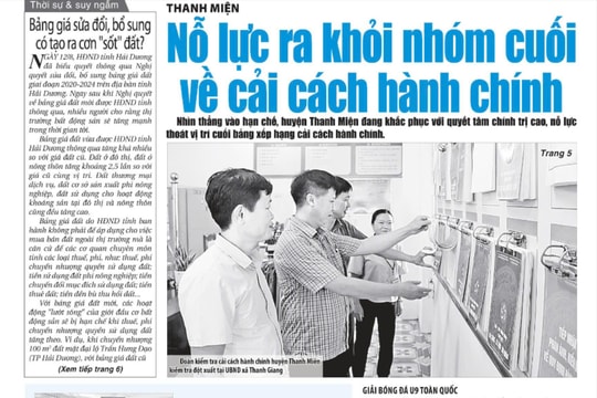 Xem gì trên báo Hải Dương ngày 13/8?