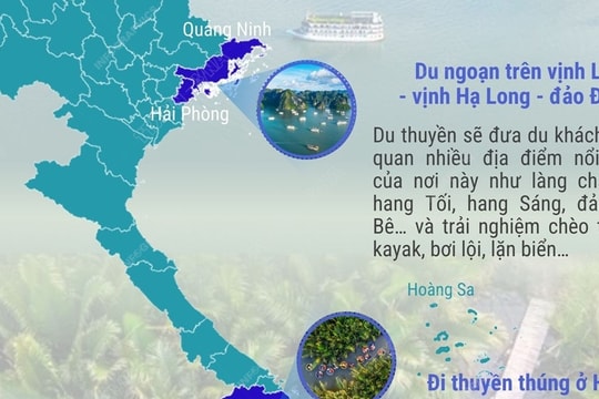 Hai tour đi thuyền của Việt Nam vào top trải nghiệm tuyệt vời nhất thế giới