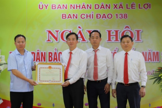 Xã Lê Lợi (TP Chí Linh) có nhiều hoạt động thiết thực chào mừng Ngày hội toàn dân bảo vệ an ninh Tổ quốc
