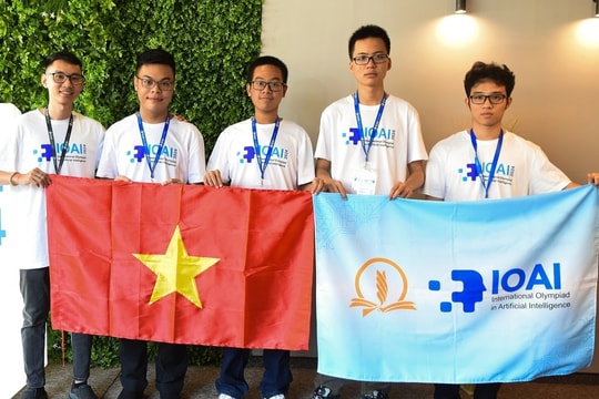 Học sinh Việt giành hai huy chương Olympic AI quốc tế