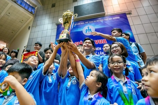 Blue Horse lần thứ ba liên tiếp nhất toàn đoàn Giải cờ vua các nhóm tuổi thiếu niên, nhi đồng tranh cúp Báo Hải Dương