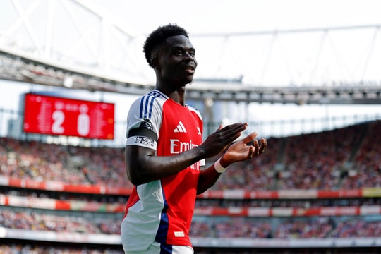 Kết quả Ngoại Hạng Anh: Saka xuất sắc, Arsenal thắng Wolves