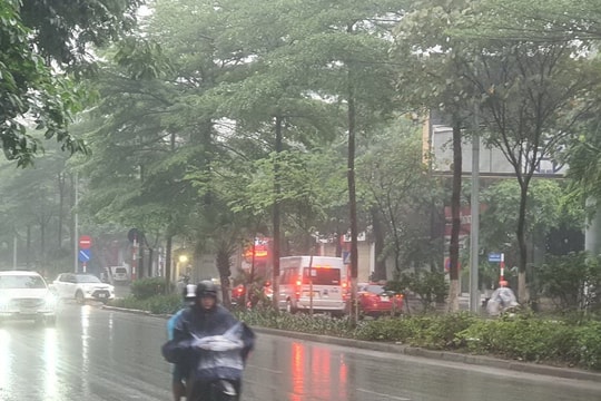 Bắc Bộ chiều tối có mưa rào