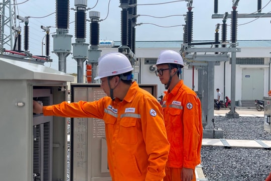 Đóng điện trạm biến áp 110kV Cộng Hoà 2 (Chí Linh)