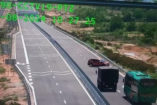 Lùi xe trên cao tốc có thể bị phạt 18 triệu đồng