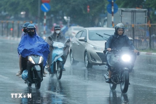 Bắc Bộ đón mưa lớn, có nơi trên 200mm
