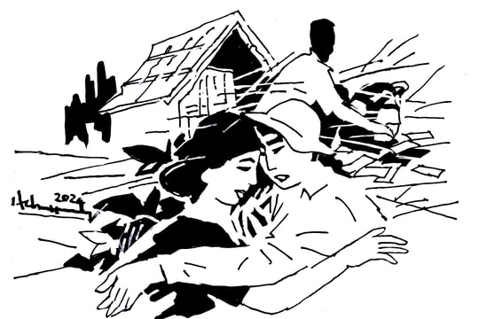 Ông già hủi, cô con gái và những ba lô tiền