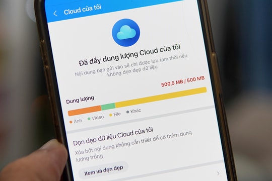 Zalo giảm một nửa dung lượng lưu trữ miễn phí