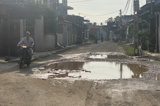 Vướng mắc khiến đoạn đường trục xã Tân An (Thanh Hà) nhiều năm chưa hoàn thiện