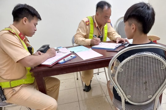 Công an huyện Thanh Miện, đơn vị điển hình phạt nguội vi phạm giao thông