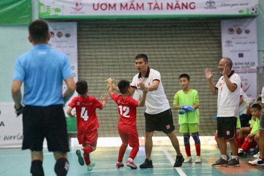 U9 Gia Bảo Hải Dương xuất sắc giành vé vào chung kết Giải bóng đá U9 toàn quốc sau chiến thắng 5 sao trước U9 TP Hồ Chí Minh