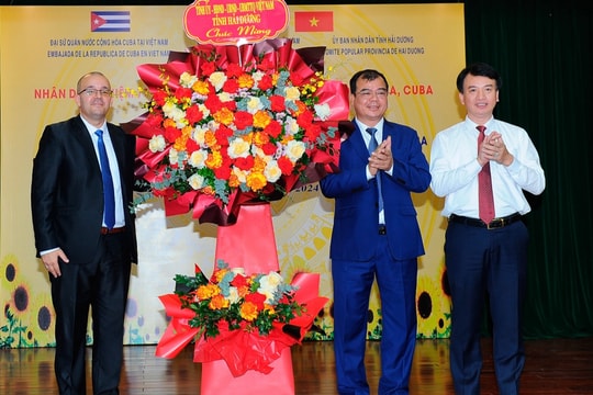 Giao lưu hữu nghị tại Hải Dương kỷ niệm 71 năm cuộc tấn công pháo đài Moncada, Cuba