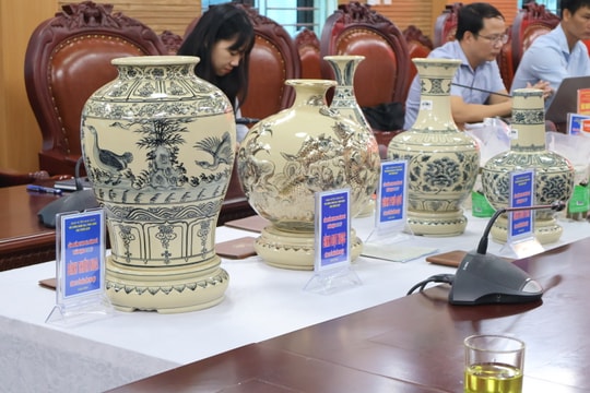 Nam Sách có thêm 5 sản phẩm của gốm Chu Đậu được đề nghị OCOP 5 sao
