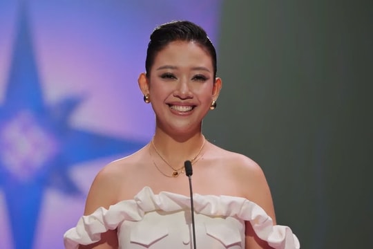 Miss Universe Vietnam 2024: Á hậu 1 Hoa hậu các Dân tộc Việt Nam Lương Thị Hoa Đan ngã nhào nhưng vẫn thuyết trình trôi chảy