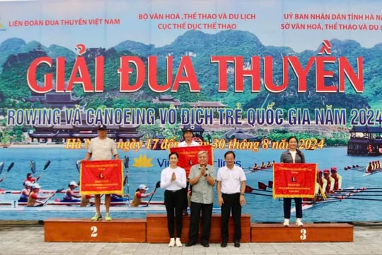 Hải Dương nhất toàn đoàn môn rowing tại giải đua thuyền vô địch trẻ quốc gia