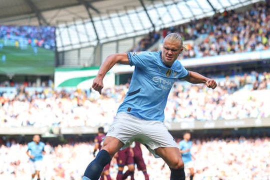Haaland lập hat-trick, Man City ngược dòng thắng đậm đội bóng mới thăng hạng
