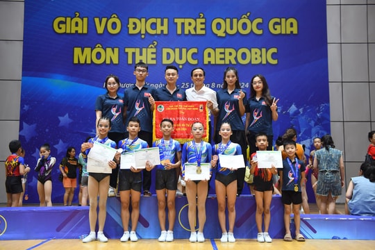 Hải Dương giành 7 huy chương tại Giải vô địch trẻ quốc gia môn thể dục Aerobic