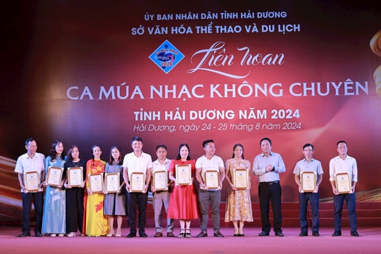 TP Hải Dương, Chí Linh, Tứ Kỳ giành giải A "Liên hoan ca múa nhạc không chuyên" năm 2024