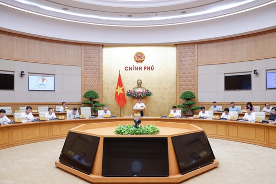 Thủ tướng chủ trì phiên họp Chính phủ chuyên đề pháp luật thứ hai trong tháng 8