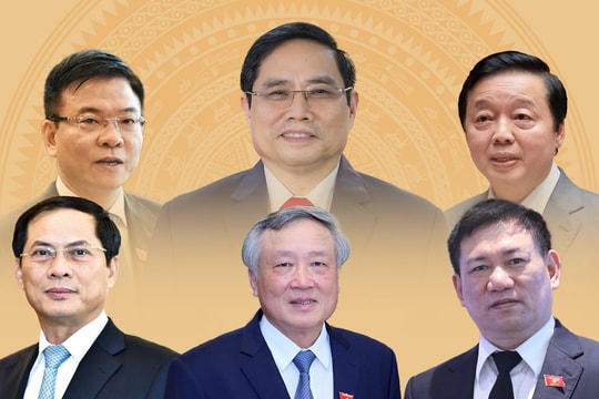 26 thành viên Chính phủ nhiệm kỳ 2021 - 2026