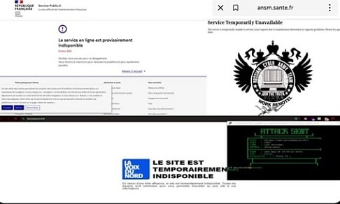 Tấn công mạng nhắm vào website chính phủ Pháp