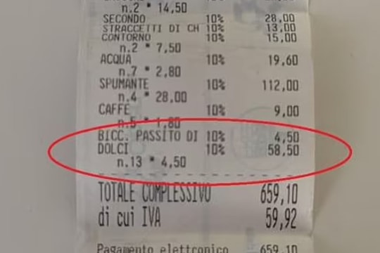 Khách sốc vì nhà hàng tính gần 60 euro phí cắt bánh sinh nhật