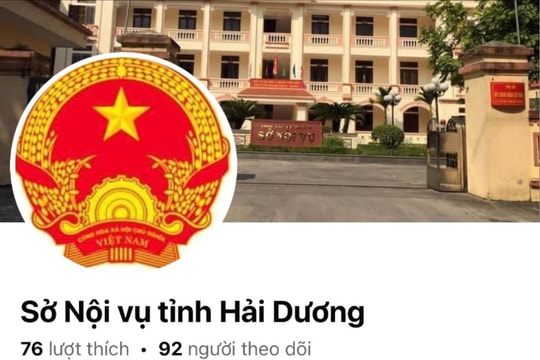 Trang Facebook giả mạo Sở Nội vụ tỉnh Hải Dương