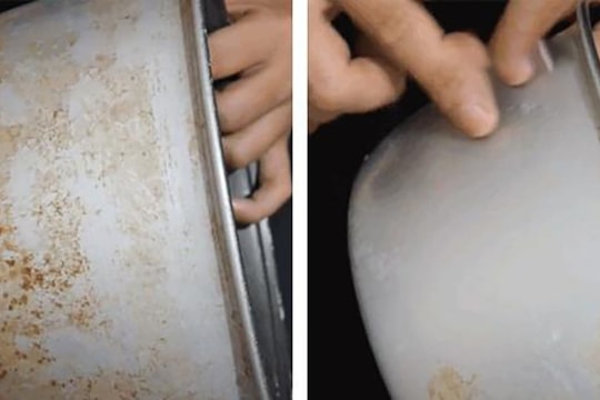Cách làm sạch nồi cơm điện từ trong ra ngoài
