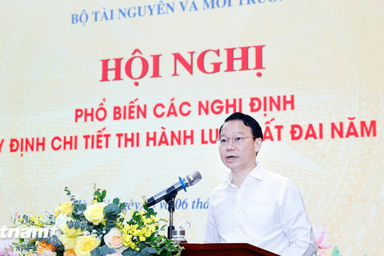 Sớm đưa nội dung đột phá về đất đai đi vào cuộc sống