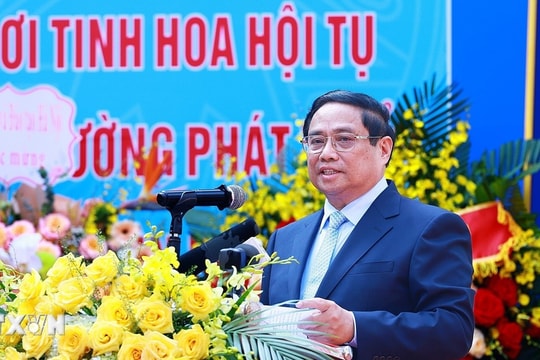 Thủ tướng Phạm Minh Chính: Dạy tốt, học tốt để đưa dân tộc Việt Nam trở thành dân tộc thông thái