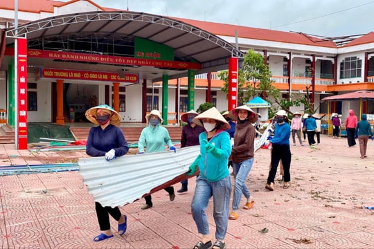 Chí Linh, Kinh Môn tiếp tục cho học sinh nghỉ học để khắc phục hậu quả bão số 3