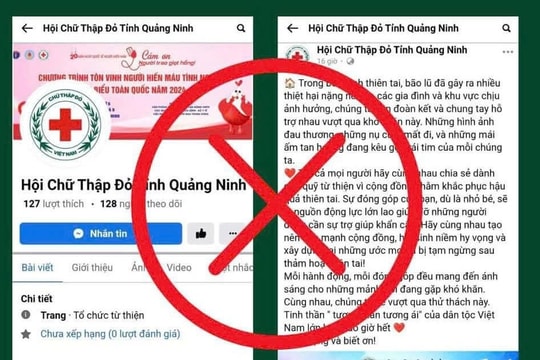 Cảnh báo lừa đảo kêu gọi quyên góp ủng hộ người dân vùng bão ở Quảng Ninh