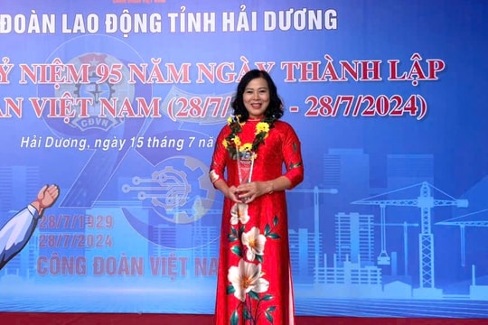Cô giáo ở TP Hải Dương giàu năng lượng