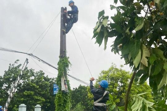 VNPT Hải Dương đã khôi phục 97% vùng phủ sóng, cao nhất trong các nhà mạng