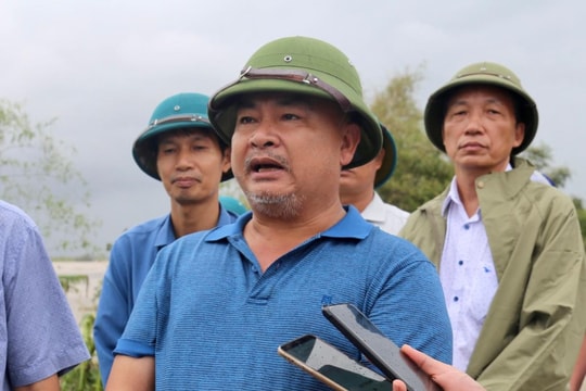 Hai Duong firm donates 10,000 m³ of soil to reinforce dikes against floods