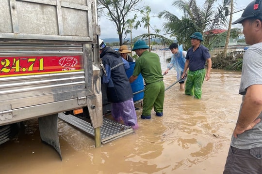 Huy động toàn bộ lực lượng công an ở Hải Dương ứng phó với mưa, lũ, sạt lở đất