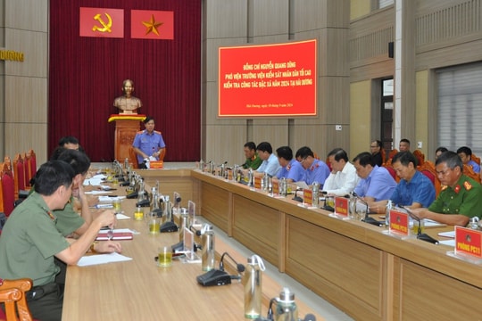 Các trường hợp được xét đặc xá ở Hải Dương đều được bảo đảm đúng tiêu chuẩn, yêu cầu