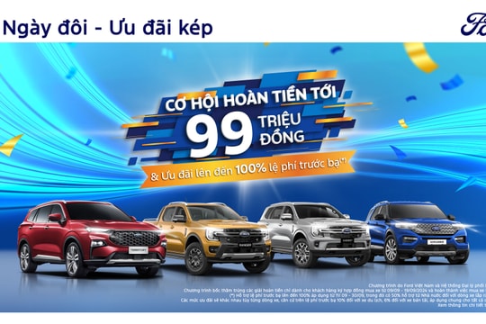 Ford Việt Nam ưu đãi lớn cho khách hàng mua xe trong tháng 9