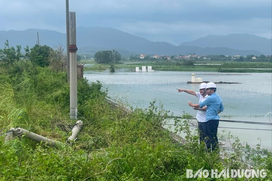 Đến sáng 12/9, Hải Dương còn khoảng 54.800 khách hàng chưa có điện sinh hoạt