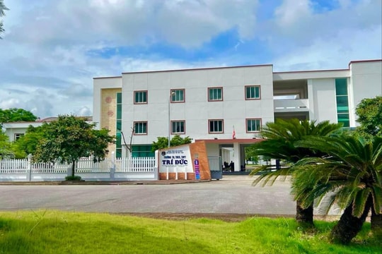 Trường Tiểu học, THCS và THPT Trí Đức (Chí Linh) sẵn sàng hỗ trợ người dân chỗ ở tránh lũ