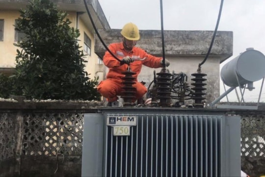 Ngừng bơm tiêu nước vào hệ thống công trình thủy lợi Bắc Hưng Hải