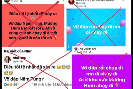 Cảnh giác với âm mưu lợi dụng thiên tai để xuyên tạc, chống phá