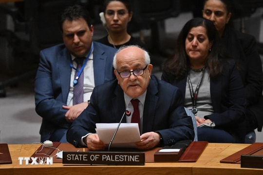 Phái đoàn Palestine đã có 1 ghế tại Đại hội đồng Liên hợp quốc