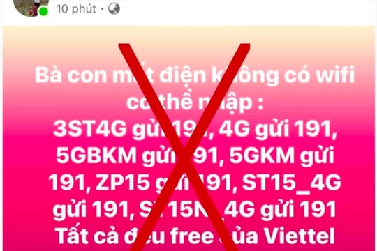 Cảnh báo lừa đảo người dân không có wifi khi mất điện